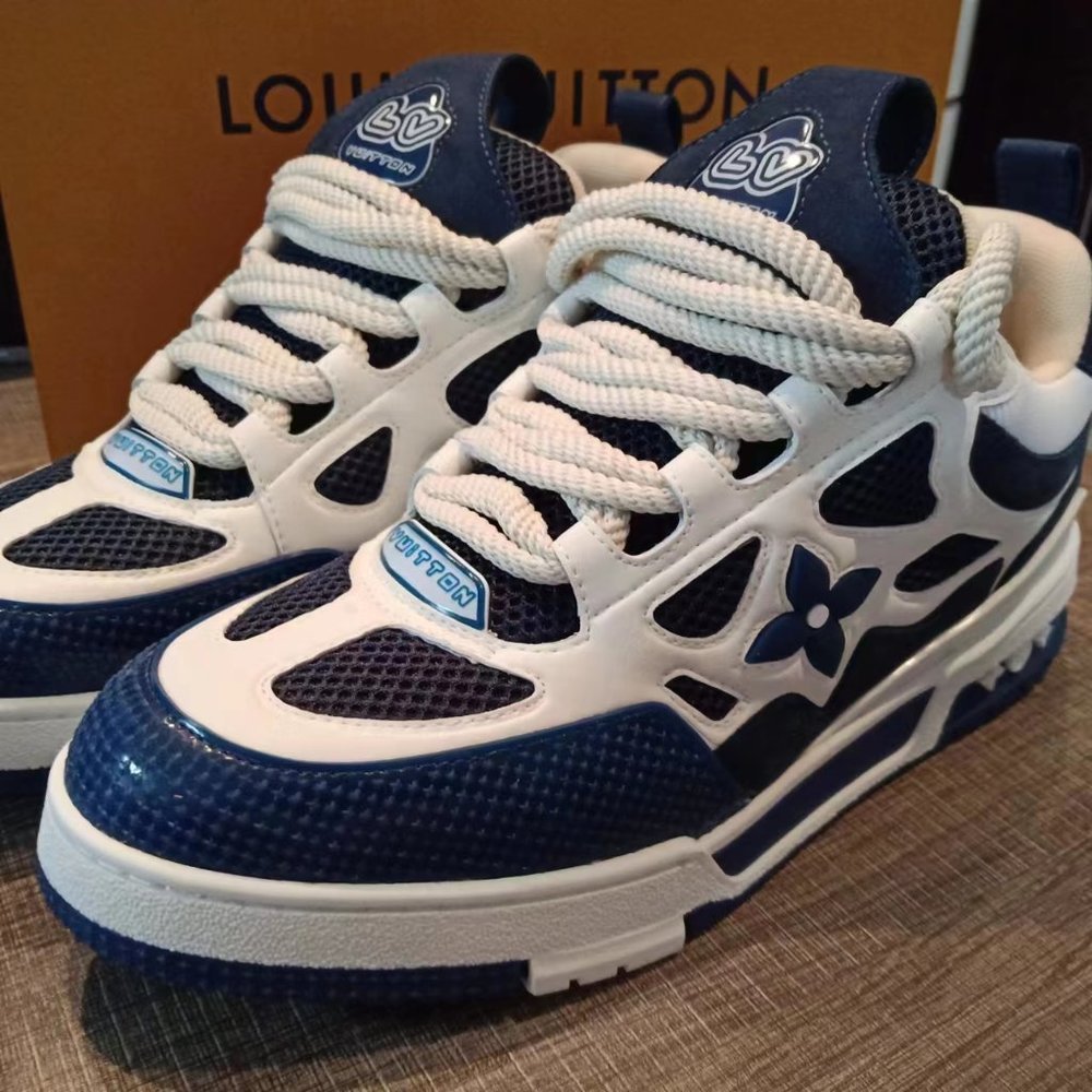 Louis Vuitton LV Blue Athletic Platform Shoes